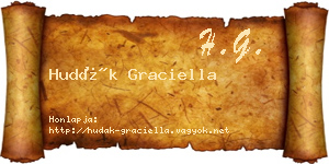 Hudák Graciella névjegykártya
